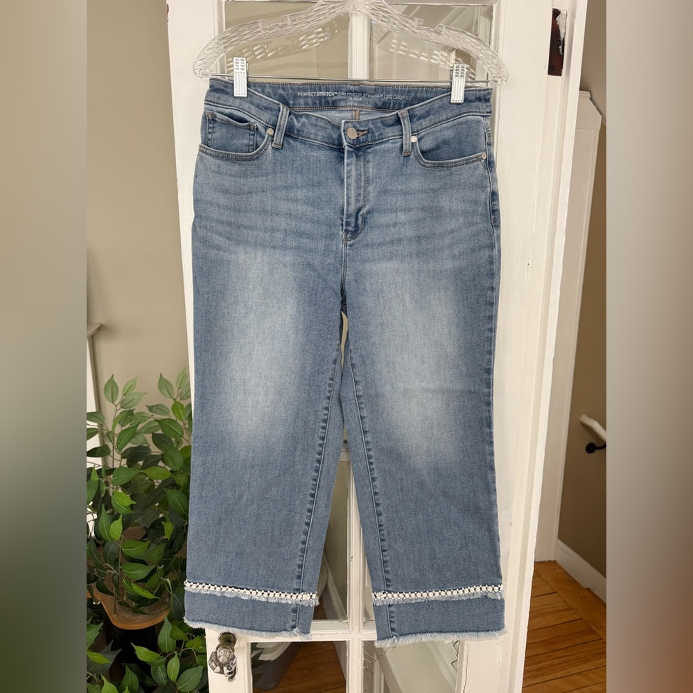 Women’s CHICO’S Perfect Stretch Girlfriend Straight Leg Crop